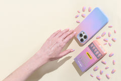 OtterBox x Chillhouse Peach and Purple Ombre Nail Set Sorbet for Breakfast